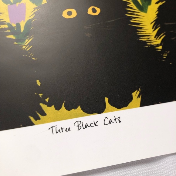 Three Black Cats by Maud Lewis Poster - Picture 3 of 10